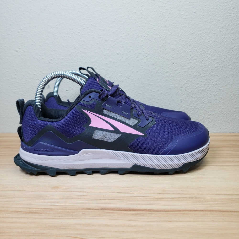 Altra Lone Peak 7 Trail Running Shoes Dark Purple Pink Outdoor Gorpcore Size 7.5 - Picture 10 of 11